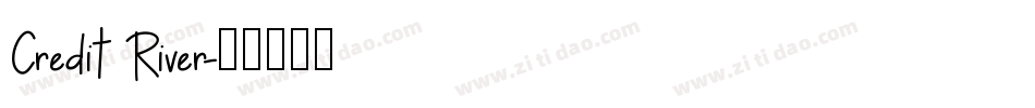 Credit River字体转换